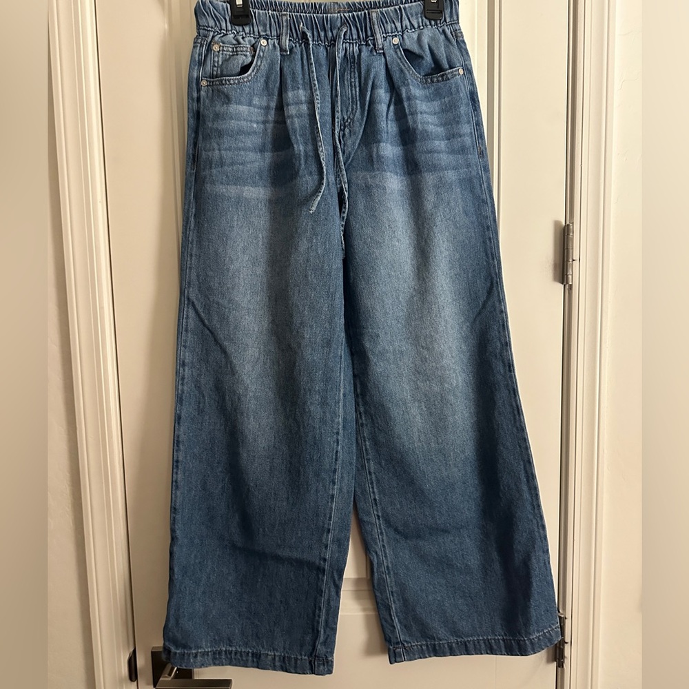 Indigo Relaxed Fit Juniors Blue Jeans size 9